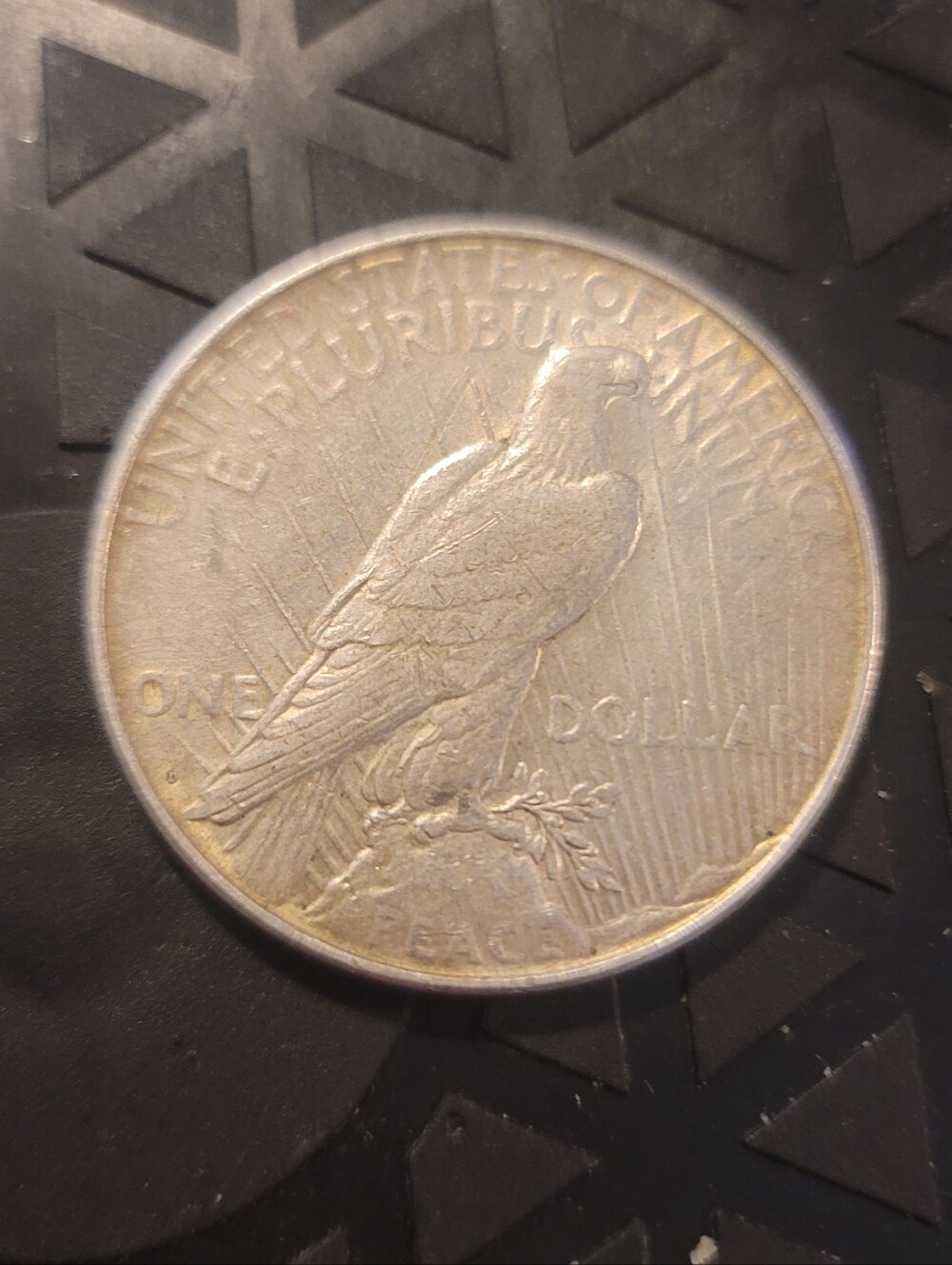 Vintage 1923 United States Peace Silver Dollar Coin 90% Pure Silver - Picture 3 of 4